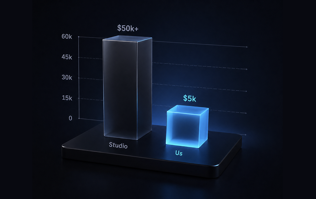 Cost comparison: Traditional studio vs Explainer Pro